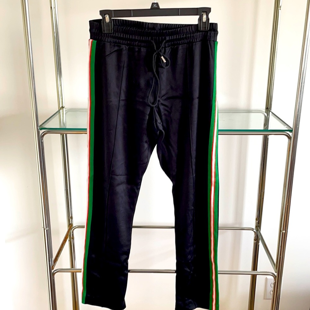 Sandro silk track pants sz 36